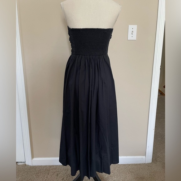 Navy Strapless Dress - Picture 2 of 3